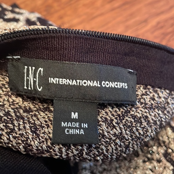 INC snake print long sleeve top - Picture 7 of 16